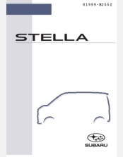 SUBARU STELLA 2025 OWNERS MANUAL IN ENGLISH (JDM)